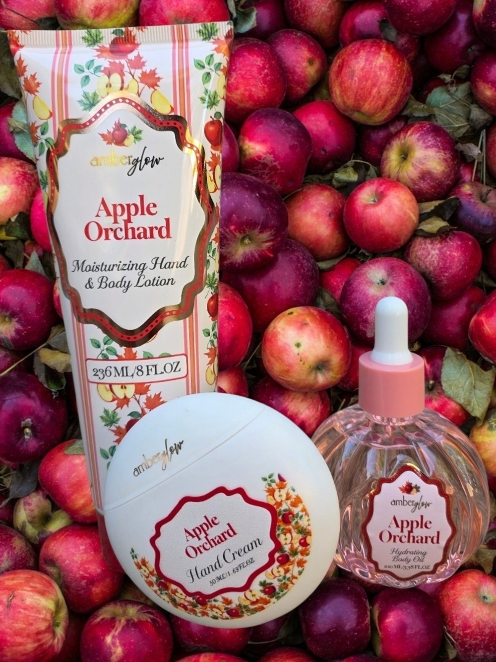 Amber Glow Apple Orchard Body Care Set